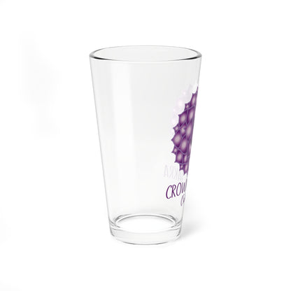 Crown Chakra Collection Mixing Glass, 16oz