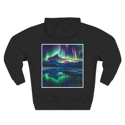 Fractal Alchemy Collection Northern Lights Unisex Premium Pullover Hoodie