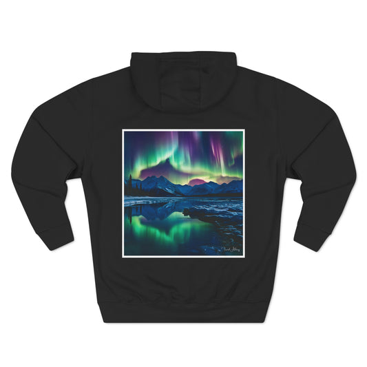 Fractal Alchemy Collection Northern Lights Unisex Premium Pullover Hoodie